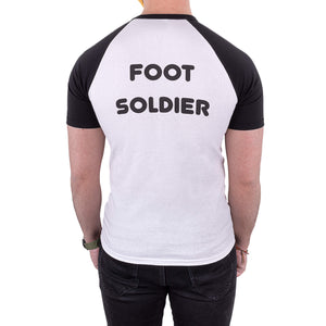 finding your feet foot soldier ringer tee black