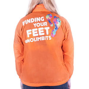 finding your feet pac-a-mac childrens  orange