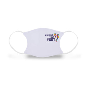 finding your feet face mask