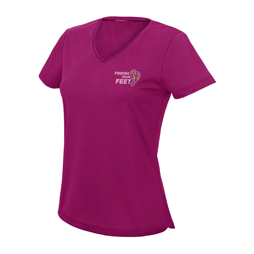 Fitted V-Neck Performance T-Shirt