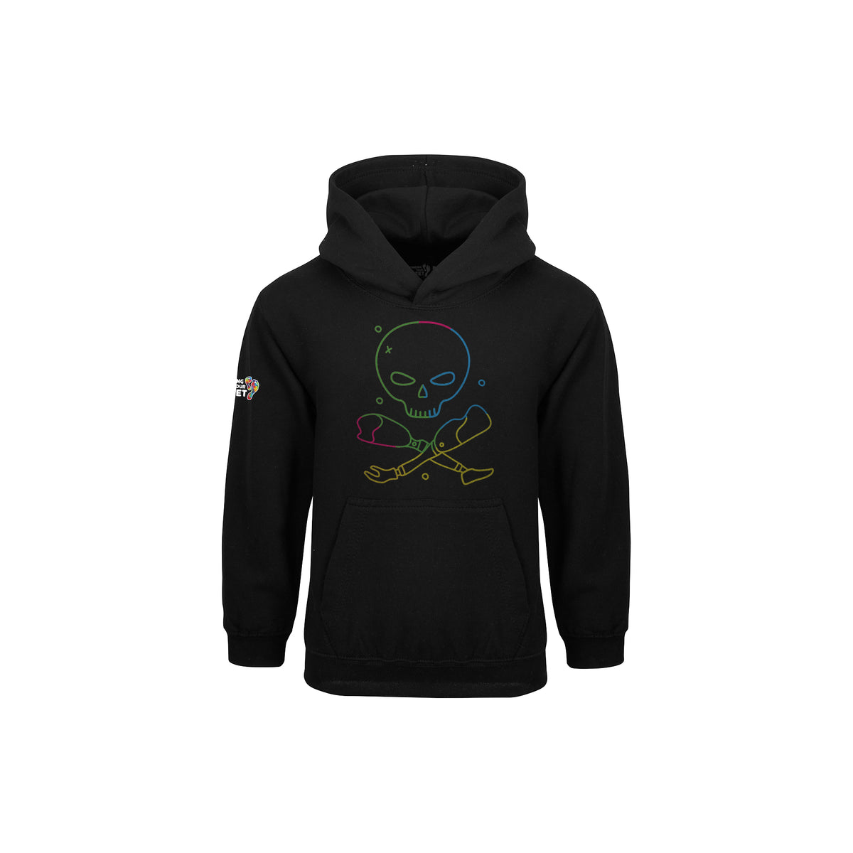 Hoodie Kids Skull Finding Your Feet